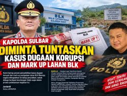 Kapolda Sulbar Diminta Tuntaskan Kasus Dugaan Korupsi dan Mark Up Lahan BLK