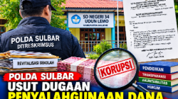 Polda Sulbar Usut Dugaan Penyalahgunaan Dana Revitalisasi SD 34 Udun Lemo Majene